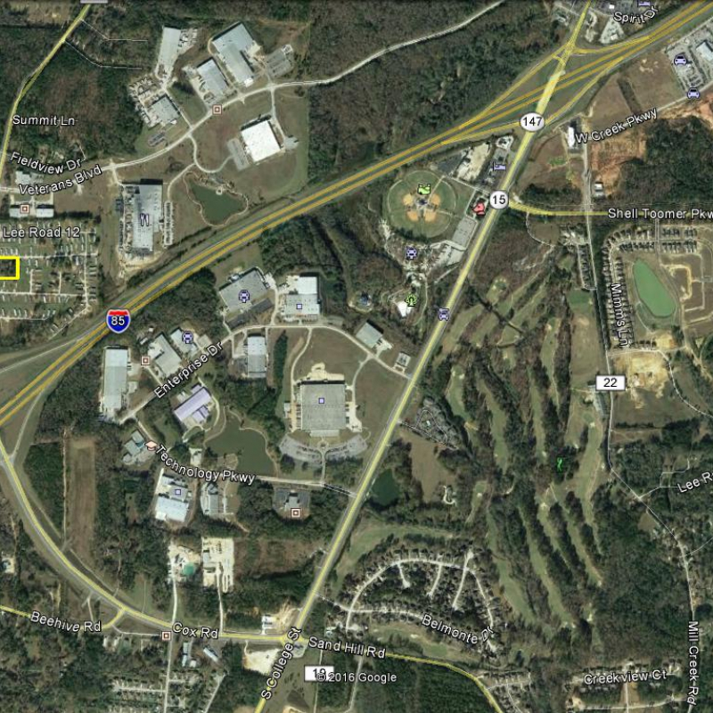 Auburn 1.75-aerial location
